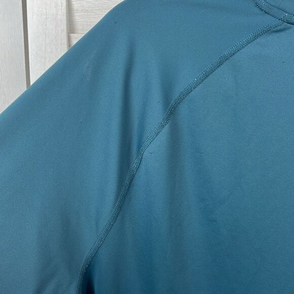 Prana Men's Teal Workout Sun Swim Shirt Large - Picture 7 of 11